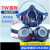 TW08S防粉尘甲醛电焊防烟喷漆防护专用呼吸面罩 TW08主体+芯1对送100片静电棉_+