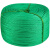 高强度尼龙绳绳子尼龙绳捆绑绳耐磨货车室外广告晾衣晒被塑料绳工业品 18毫米50米[绿色]