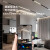 无主灯照明客厅餐厅嵌入式磁吸轨道灯简约现代LED智能明装线形灯 加厚型预埋轨道/3.0米 厚度2.2m