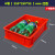 塑料盒子周转箱长方形零件盒塑料箱胶框五金工具物流盒物料螺丝箱 藕色(6#红350*250*95)