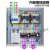稳压泵控制箱4KW一用一备配电箱水泵控制柜电接点压力表液位探头 黑色