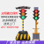 太阳能红绿灯交通信号灯驾校学校十字路口移动红绿灯警示灯 200-4型四面单灯头60瓦