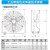 德通 HVF工业岗位式圆筒风扇手推式大风扇大功率风扇岗位风机工厂通风机通风扇 HVF-75N(30寸220v)
