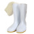 白色棉雨鞋加绒加厚耐油防滑雨靴耐酸碱专用防水保暖加棉水鞋 高筒棉雨鞋 44