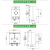 导轨式模数化16A插座EA9XN310配电箱电源插10A二孔三孔四孔 EA9XN310 3孔10A