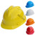 星曌儿童帽安全帽工地施工电力电工ABS材质防砸安全帽印字 创新帽白色