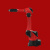 定制适用焊接机器人10kg碳钢焊接六轴机械臂折弯上下料搬运机械手 西瓜红1506焊接六轴 臂展15