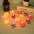 蜡烛爱心创意心形香薰蜡烛浪漫生日送女友烛光晚餐情人节礼物ins 心形黄色盒装(9个)