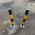 防撞柱圆柱钢管警示柱红白道路交通道口桩停车桩隔离柱防撞杆铁立柱 红白立柱750*89*2.0