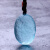 SNQP俄罗斯 蓝陨石吊坠 宇宙能量石挂件 陨星项坠男 女款项链的 11-14克系挂绳一件