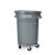 清洁户外垃圾桶商用大容量带轮子大号庭院厨房餐饮环卫泔水桶 带底座80L 大承重力