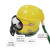 LISM喷砂头盔喷砂房沙帽ABS喷砂帽帆布喷砂服高压喷砂机配件定制 绿色呼吸净化器一个