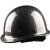 挡箭牌定制logo黑色安全帽工地国标ABS头盔碳纤维花纹帽领导监理 亮黑色圆盔 碳纤维花纹