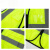 工地反光背心建筑工人反光衣安全马甲环卫交通施工网眼萤光绿印字 二道杠橘红色针织布（均码）