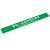 海斯迪克 HKC-646 地面标识贴(2张)耐磨地贴 请在一米线外绿10*100cm