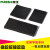 黑色工业优质橡皮橡胶板 耐油防滑耐磨缓冲橡胶垫 绝缘胶板绝缘35 0.5米*0.5米*3mm