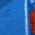 苏识 ST032 蓝桔160克加厚防雨布防水防晒遮阳棚布苫布盖布彩条布PE塑料篷布 5米*7米 蓝色/橘红色