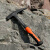 地质锤专业勘探锤 尖头扁头一体锤子逃生锤钣金地矿工具 大扁头地质锤