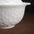军楚纯白瓷碗浮雕款炖盅创意品汤盅蒸蛋羹带耳碗
