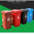 户外垃圾桶240升容量挂车分类带盖商用120小区室外大号环卫箱 120升进口料特厚【蓝色】 可回收物