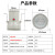 定制适用视孔灯BSD96化学容器LED视孔灯12V24V36V220V反应釜 防爆视孔灯分体式