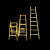 绝缘直梯玻璃钢伸缩折叠人字梯关节升降梯子电力电工检修工具踏凳 3米 绝缘人字梯 关节梯同价