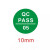 标识贴qc标签贴纸不干胶PASSED标签 QC PASS 06(1000个) 直径10MM