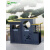 麦享环卫户外垃圾桶仿古不锈钢公园景区大号果皮箱室外分类垃圾箱 MXMT09