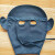 定制电焊工面罩3护脸电焊防护用品防拷脸焊工眼镜布料帆布二保焊 1个灰护耳款