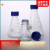 玻璃透明螺纹口丝口蓝盖试剂瓶锥形瓶子密封带刻度化学实验室取样 蓝盖锥形瓶250ml
