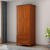 仙克新中式实木衣柜衣橱小户型现代简约卧室两门储物柜小衣柜 四门衣柜[1.6米]胡桃色 包入户