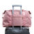 大容量旅行包女手提包短途出差行李包轻便收纳袋穿拉杆健身待产包 粉色 中号