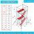 铝合金脚手架厂家直销80宽升降加厚工程建筑室内装修带轮移动爬梯 两层脚手架(便携款)
