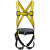 NLNTL 五点式高空作业安全带全身安全带防坠落安全带 安全带+双绳1.5mO型钩 