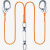坎乐空调安装安全绳高空作业安全带绳索户外施工保险带电工保护带 5米大钩