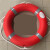 救生圈成人救生圈船用救生游泳圈加厚实心塑料5556防汛2.5KG绳 4.5米不锈钢救生杆
