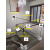 OEING定制铝合金楼梯玻璃卡槽扶手轻奢护栏实木栏杆阳台室内家用免焊不 2020铝合金/米(2.5厚)