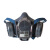 SHIGEMATSU硅胶防尘口罩面具TW08S(带传声器）+CT2W滤盒 1套