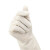 冰禹 BYQ-917 工业清洁橡胶手套 耐用耐磨丁腈手套 保洁劳保防水手套 白色33cm 1双 L码