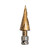 阶梯钻电动扳手专用金属木工铝合金多功能开孔钻孔扩孔器宝塔钻头 螺旋4-32(十五阶)+200接杆