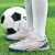 HKYC361官方aj儿童足球鞋男童碎钉青少年女童学生小孩NＩKＥ 6188绿色碎钉 30