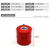 鸣固 绝缘子低压配电柜用零排端子高强度红色圆柱型 MNS60直径*80高*M10