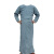 劳保佳  焊工围裙 加厚牛皮围裙 焊工隔热防护围裙 高领棕色 120CM 可定制