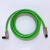 兼容Profinet工业乙太网线pn总线绿色4芯屏 绿色 4芯[6XV18402AH10] 100米(一整根)