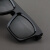 MOSCOT LEMTOSH太阳镜女款 复古板材黑色粗厚框眼镜 欧美方形大脸偏光墨镜男士潮 黑色框+偏光灰色镜片