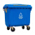 YUETONG/月桐 户外环卫垃圾桶移动垃圾箱物业小区垃圾车 YT-S0173  770×1350×1235mm 660L蓝色 可回收物 1个