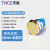 天层（TNCE）金属按钮开关带灯防水汽车改装圆形小型开关 22mm 1常开1常闭 自复 环形+电源 黄色 110-220v