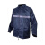 代尔塔 PVC涂层涤纶分体反光条雨衣套装 EN400RE；407004-藏青色-L 