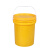骋予 带盖PP胶桶 密封塑料圆桶 单位：个 20L黄色