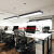 简约现代长条型形LED办公室圆角吊灯造型灯长方形吊线灯吸顶灯写 黑色120*20cm*48W 其他